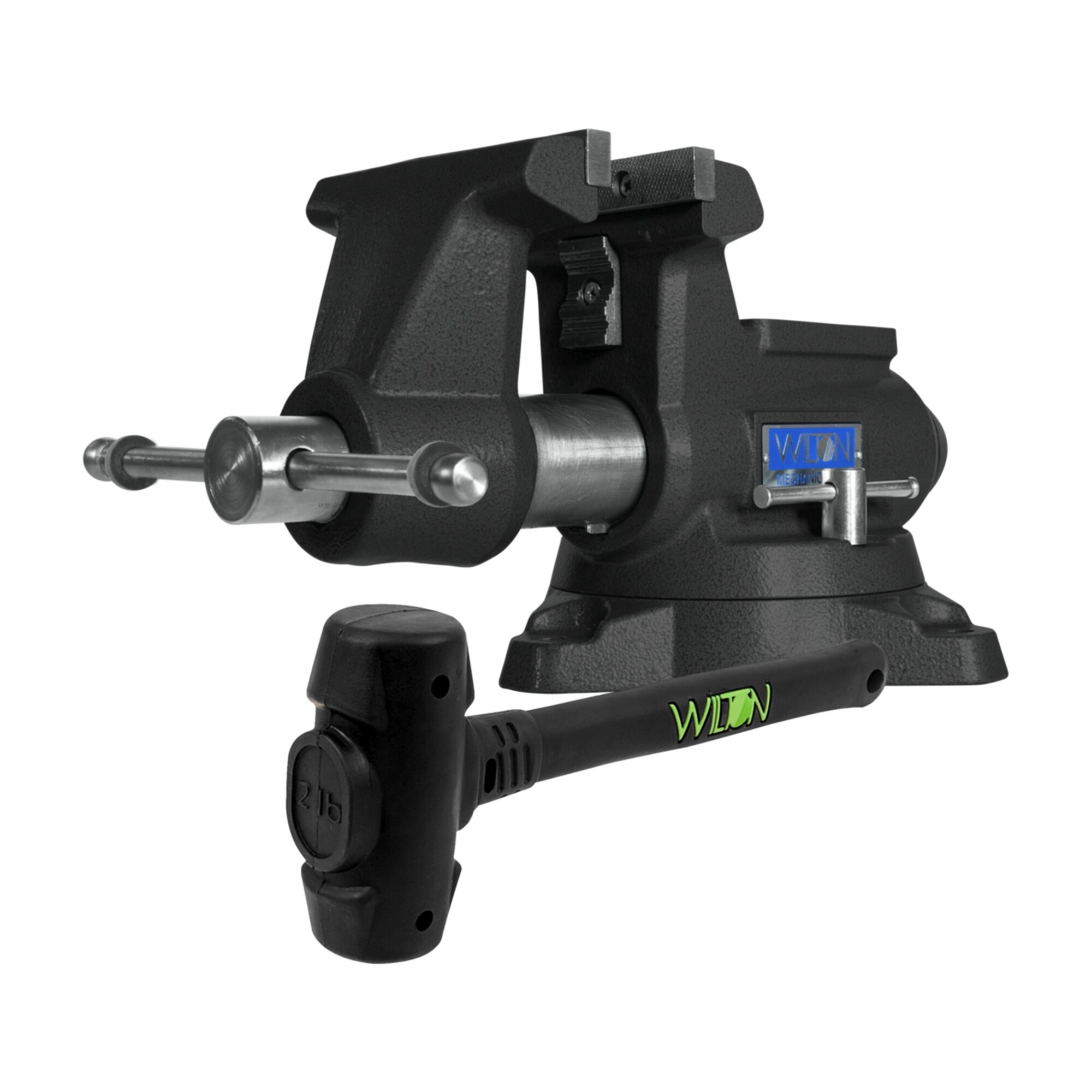 Wilton, Mechanics Pro Vise Kit, Jaw Width 5.5 in, Jaw Capacity 6 in, Model# 855M